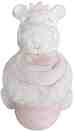Бебешко одеяло Kikka Boo - 70 x 100 cm, с плюшено хипопотамче, от серията Hippo Dreams - 