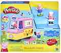 Камионът за сладолед на Пепа Play-Doh - Творчески комплект от серията Peppa Pig - 