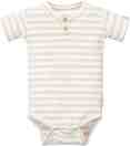   Little Dutch Stripe Sand & White -   Newborn Naturals - 