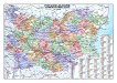 България - административна и физическа карта - 