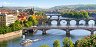 Мостовете над Вълтава в Прага - Панорамен пъзел от 4000 части - 