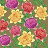 Салфетки за декупаж Maki - Разноцветни цветя
