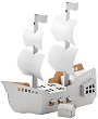 Картонен макет Calafant Cardboard Toys - Пиратски кораб - 