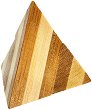 Pyramid - 3D пъзел от бамбук - 