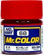 Акрилна боя на ацетонова основа - Mr. Color: Матова - Боичка за оцветяване на модели и макети - 10 ml - продукт