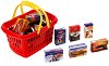 Детска кошница за пазаруване с кутийки за хранителни продукти - 