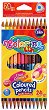 Двустранни цветни моливи Colorino Kids - 12 броя в 24 цвята - 