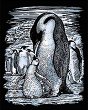 Създай сам сребриста гравюра Sequin Art - Пингвини - Творчески комплект - продукт
