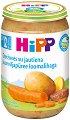 HiPP - Био пюре от зеленчуци с телешко месо - Бурканче от 220 g за бебета над 12 месеца - 