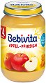 Пюре от ябълка и праскова Bebivita - 190 g, за 4+ месеца - 