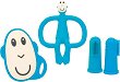 Силиконови гризалки Маймунки - Matchstick Monkey - 2 броя, с 2 броя накрайници за миене на зъби - продукт