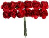 Червени цветя за декорация - 