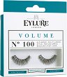 Eylure Volume 100 - Мигли от естествен косъм в комплект с лепило - 
