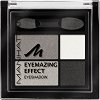 Manhattan Eyemazing Effect Eyeshadow Quattro - Четирицветни сенки за очи за опушен грим - 