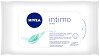 Nivea Intimo Wipes Mild - 20 броя интимни кърпички с жожоба, лайка и млечна кислеина - 