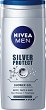 Nivea Men Silver Protect Shower Gel - Душ гел за мъже за лице, коса и тяло със сребърни йони от серията "Silver Protect" - душ гел