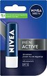 Nivea Men Active Care SPF 15 - Балсам за устни за мъже - 