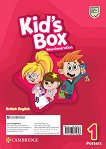 Kid's Box New Generation - ниво 1: Постери Учебна система по английски език - учебна тетрадка