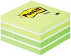 Самозалепващи листчета Post-it - Зелено и бяло - 450 листчета с размери 7.6 x 7.6 cm - 