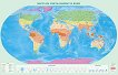 Стенна карта на света. Климат и води - 