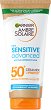 Garnier Ambre Solaire Sensitive Advanced Milk SPF 50+ - Слънцезащитно мляко за чувствителна кожа от серията "Ambre Solaire" - 