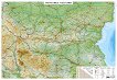 Стенна карта на България - карта