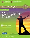 Complete First - Ниво B2: Учебник + CD : Учебна система по английски език - Second Edition - Guy Brook-Hart - учебник
