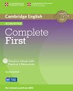 Complete First - Ниво B2: Книга за учителя + CD Учебна система по английски език - Second Edition - книга за учителя