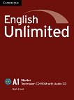 English Unlimited - Starter (A1): CD-ROM по английски език с генератор на тестове + аудио CD - продукт