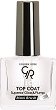Golden Rose Rich Color Gel Look Top Coat - Дълготраен топ лак за нокти с гел ефект -