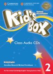 Kid's Box - ниво 2: 4 CD с аудиоматериали Updated Second Edition - книга