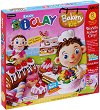 Забавна глина за моделиране - Сладкарница - Творчески комплект от серията "I Clay" -
