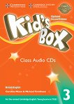 Kid's Box - ниво 3: 3 CD с аудиоматериали Updated Second Edition - учебна тетрадка