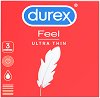 Durex Feel Ultra Thin - Презервативи в опаковки от 3 и 10 броя - 
