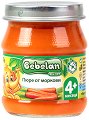 Пюре от моркови Bebelan Puree - 100 g, за 4+ месеца - 