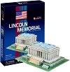 Мемориалът на Линкълн, Вашингтон - 3D пъзел от 41 части - пъзел