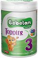 Адаптирано мляко за малки деца Bebelan Lacta Toddler 3 - 400 g, за 1-3 години - 