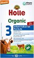 Преходно мляко - Holle Organic 3 - Опаковка от 600 g за бебета над 12 месеца - 