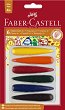 Пастели Faber-Castell Finger - 6 цвята - 