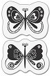 Силиконов печат - Пеперуди - Размер 5 x 6 cm - 