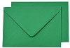 Пощенски пликове - Коледно зелен - Комплект от 25 броя - 