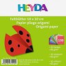 Хартии за оригами Heyda - 100 листа, 10 x 10 cm, 60 g/m<sup>2</sup> - 