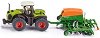 Трактор с редосеялка - Claas Xerion - Метална играчка от серията "Siku: Fertilize" - 