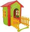 Детска сглобяема къща за игра с ограда Pilsan - Magic House - 