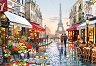 Магазин за цветя в Париж - Пъзел от 1500 части на Ричард Макнийл - пъзел