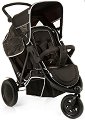 Комбинирана бебешка количка за близнаци - Freerider: Black - 