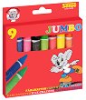 Цветни пастели - Jumbo - Комплект от 9 броя - 