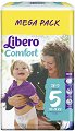 Libero - Comfort 5 - Пелени за еднократна употреба за бебета с тегло от 10 до 14 kg - 