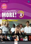 MORE! - ниво 4 (B1): School Reporters DVD по английски език Second Edition - учебник