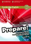Prepare! - ниво 4 (B1): Книга за учителя по английски език + DVD First Edition - учебна тетрадка